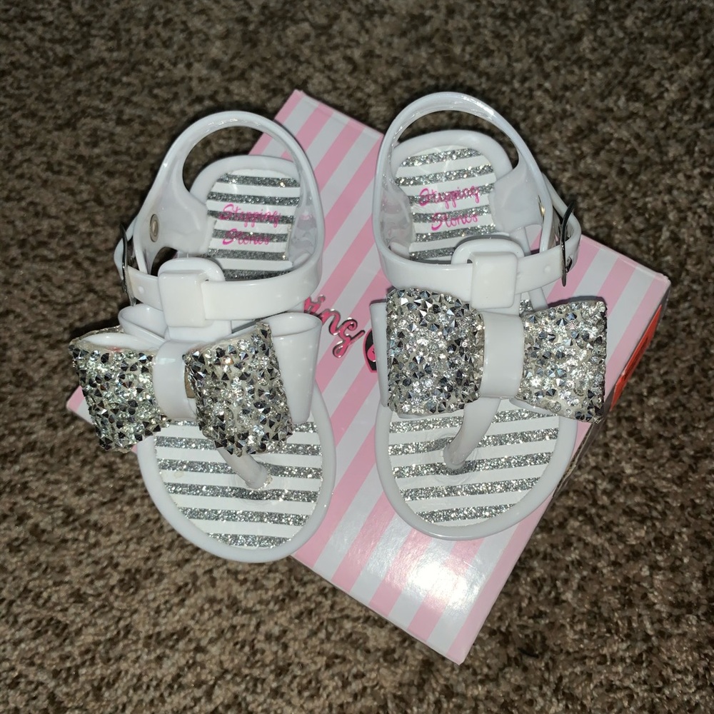 SOLD! Cute dazzled baby sandals.